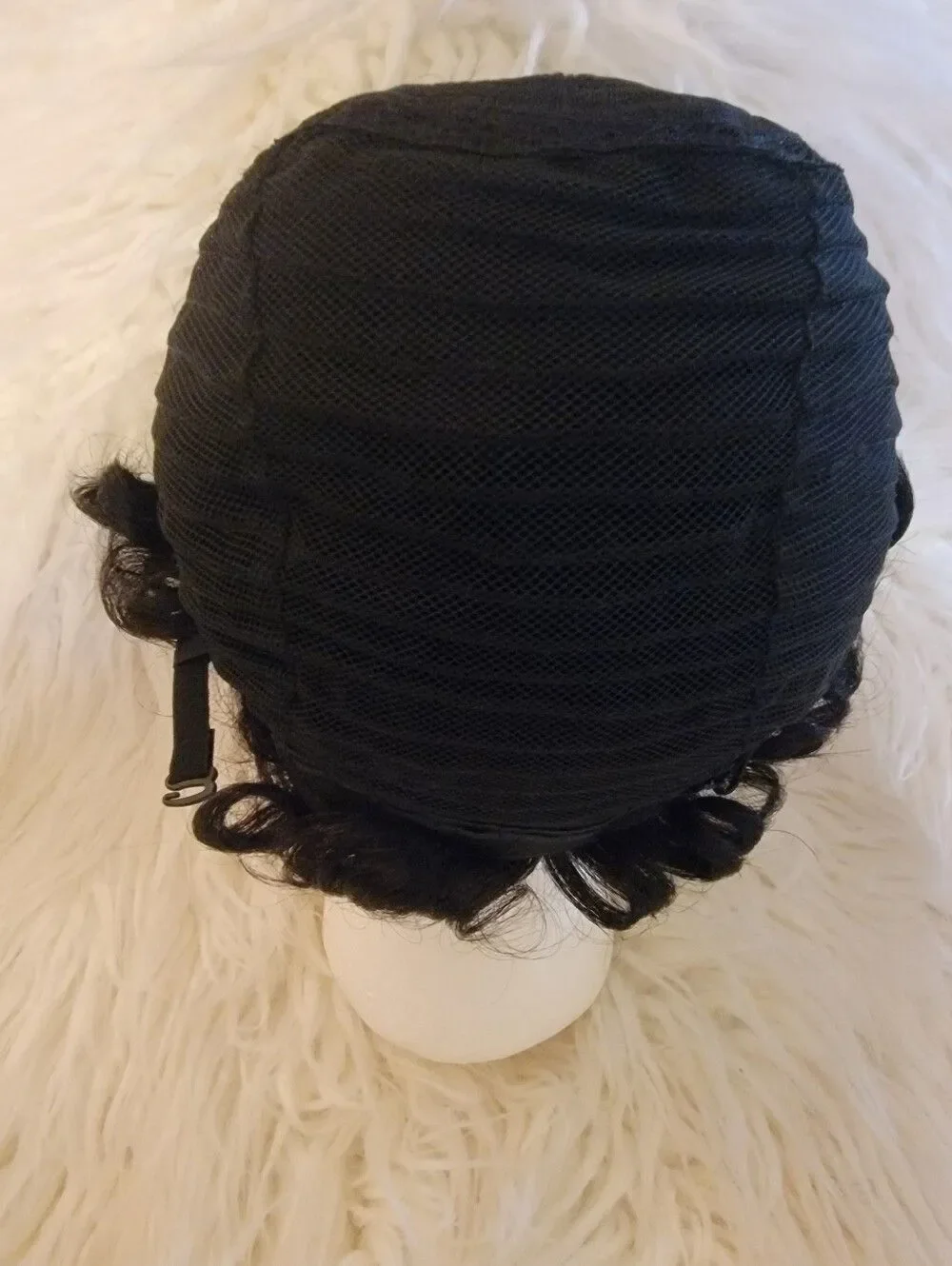 🆕️➿️Curly Pixie Wig, Black, 4